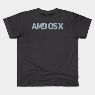 AMD OS X Text Logo Kids T-Shirt